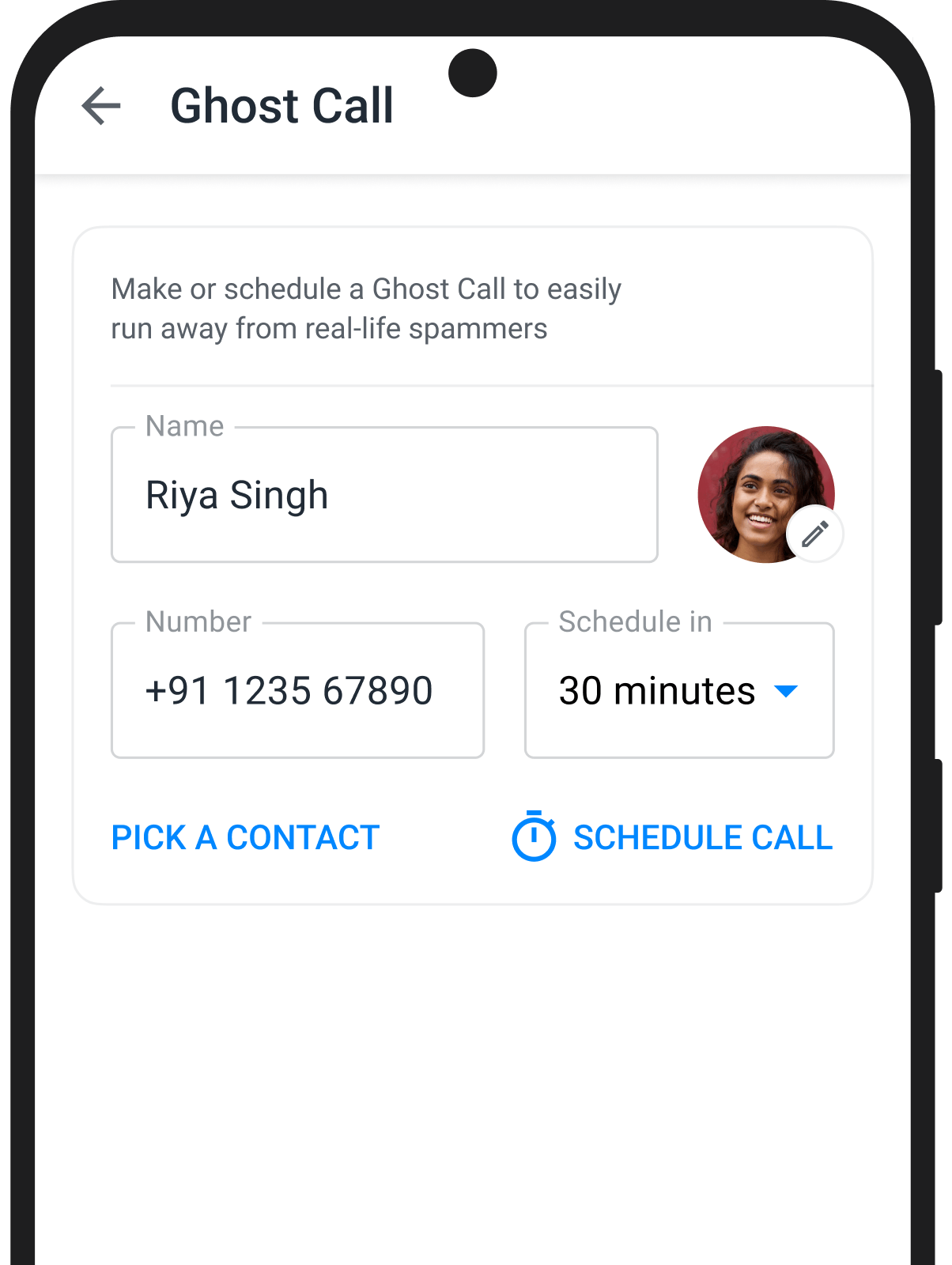 Schedule Ghost Calls with Truecaller Premium